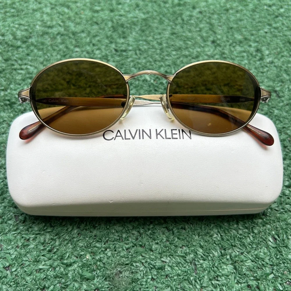 Vintage Calvin Klein Y2K Sunglasses Made in Italy Archive Rare Brad Pitt Oakley